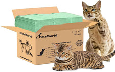 Multi Cat Pad Refills for Cats Breeze Litter System, Ultra-Absorbent, Quick D...