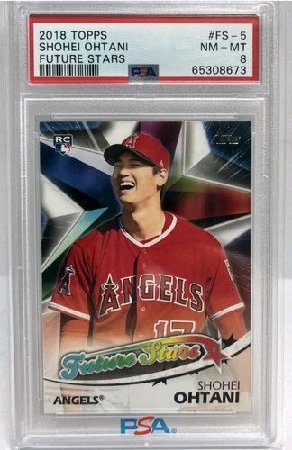 2018 Topps - Future Stars Shohei Ohtani #FS-5 Rookie PSA 8