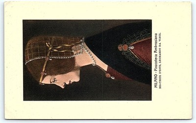 Postcard: Beatrice d'Este by Leonardo da Vinci, Milan