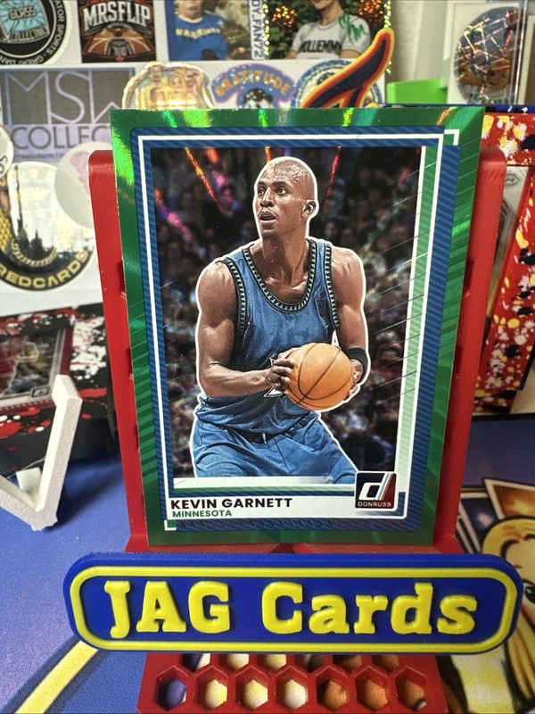 Panini Donruss 2023-24 Kevin Garnett #166 Timberwolves Green Parallel NBA
