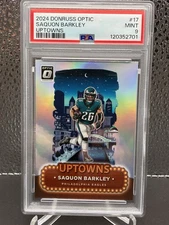 2024 Optic Saquon Barkley PSA 9 Card