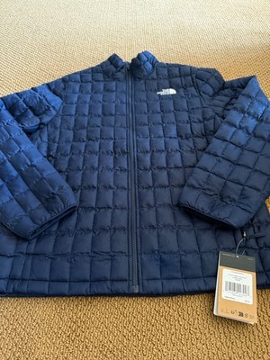 NWT The North Face Men s Thermoball Insulated Full Zip Jacket Navy Large $230