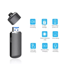 16GB Mini Audio Voice Recorder Digital Sound Dictaphone USB Flash Drive U Disk