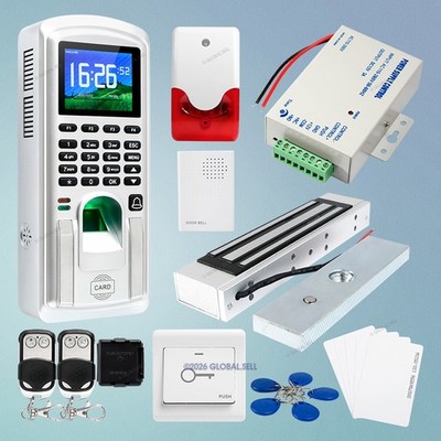 Fingerprint+ RFID Card Access Control System + Lock + 2 Remote Controls