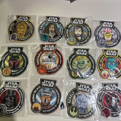 New ListingFunko Star Wars Smugglers Bounty Patch lot 11 Patches - Vader, Andor, Boba Fett