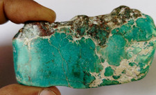 158.6 Ct. Natural Blue Carico Lake Turquoise Untreated Rough Loose Gemstone Gift