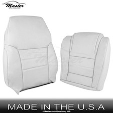 1998 Fits Ford Mustang Leatherette Driver Side Replacement Covers White Oxford 1998 Fits Ford Mustang Leatherette Driver Side Replacement Covers White Oxford
