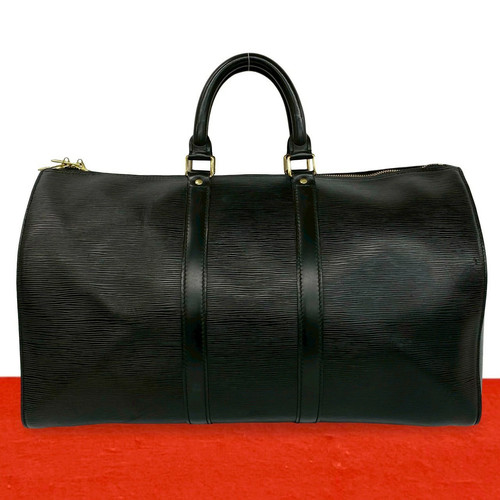 Louis Vuitton Extreme Keepall 45 Epi Leather Genuine Boston Bag Black r0_0522