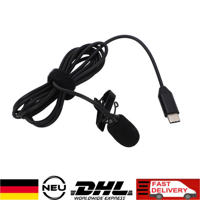 1x Lavalier Lapel Microphone Premium Omni Clip On Für Insta360 ONE X2 X3
