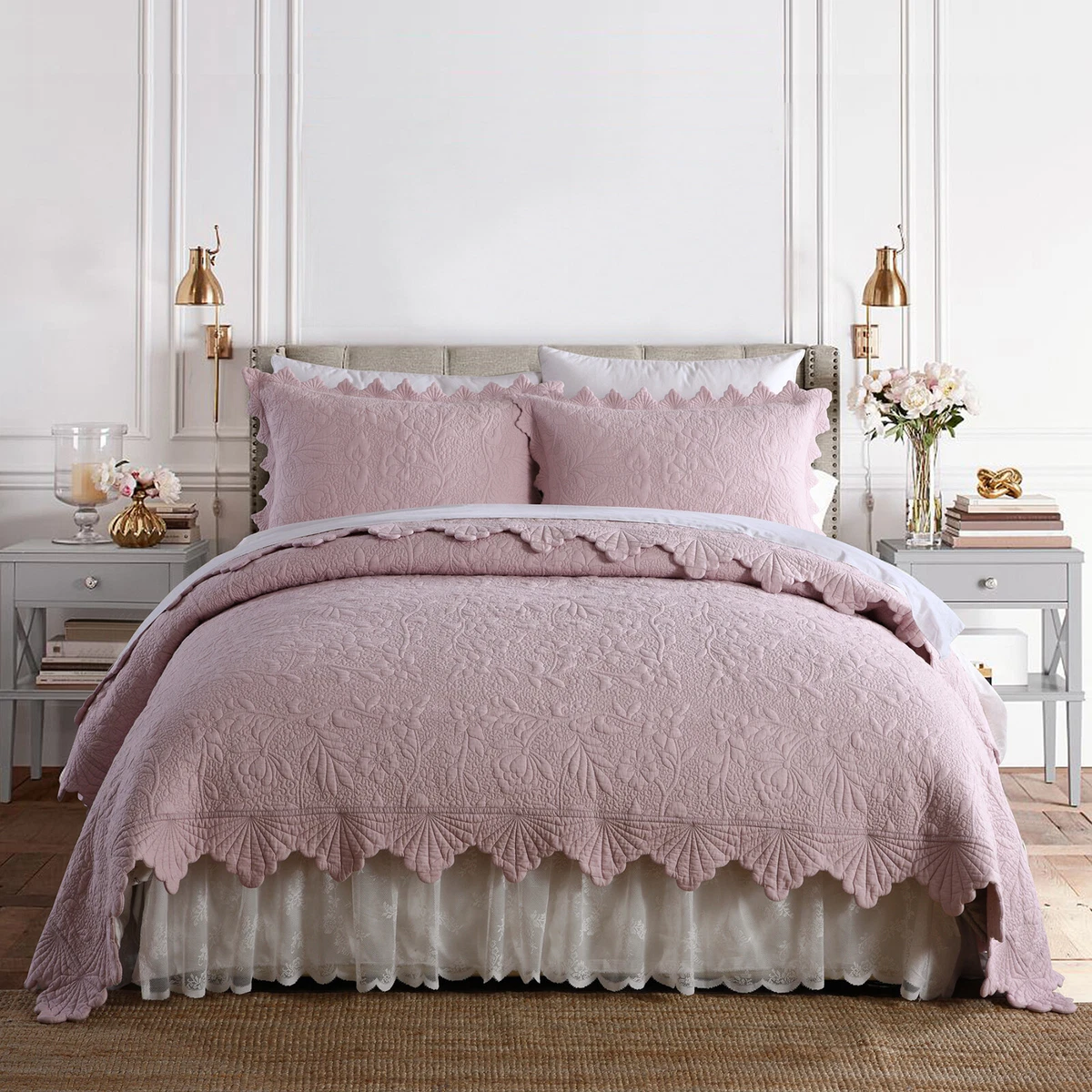 Pink queen sale quilt