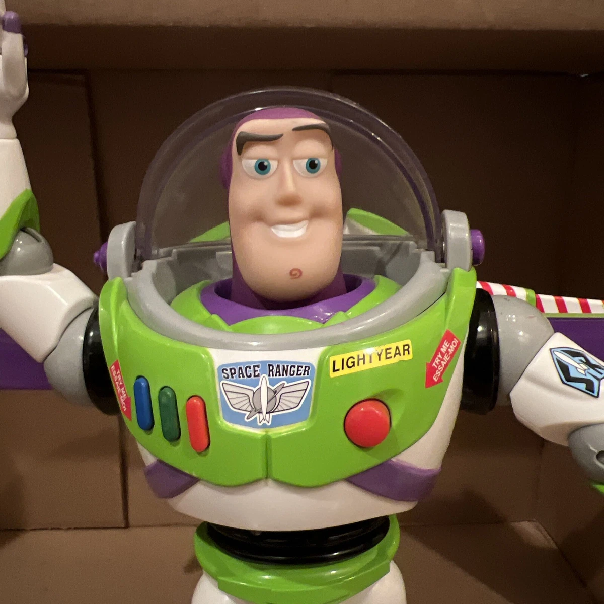 Toy Story 4 Buzz Lightyear 12'' Talking Action Disney Bonnie on Foot B