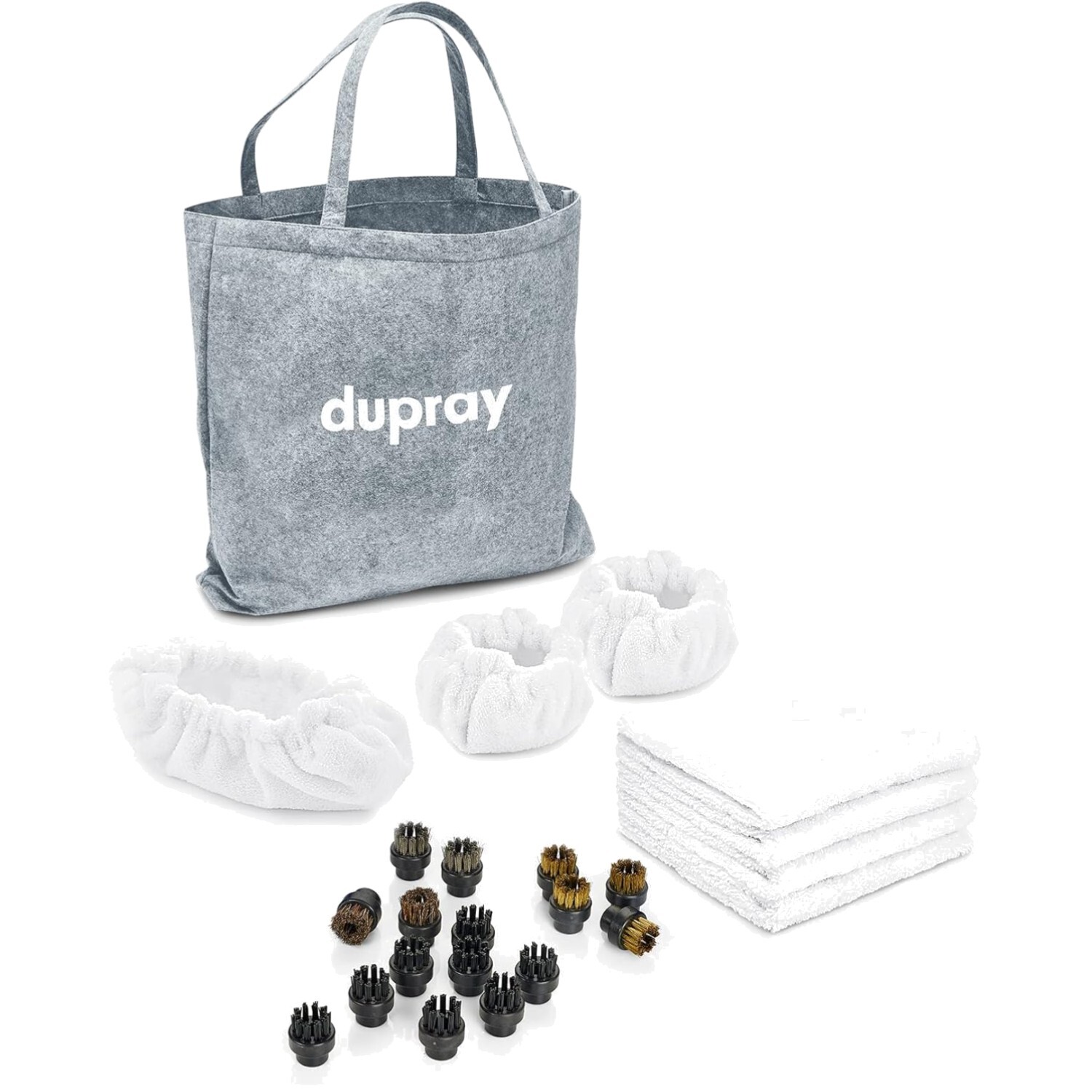 24-Piece Steam Cleaner Accessory Kit for Floors Upholstery & Surfaces  -image