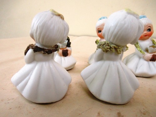 Antique Doll Frozen Charlotte Miniature All Bisque Dollhouse China Head Germa F3 - Picture 4 of 7