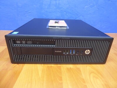 HP PRODESK 400 G1 SFF DESKTOP PC INTEL i3-4130 3.40GHz 8GB 500GB WINDOWS 10 PRO