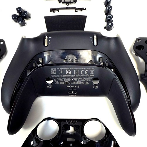 Original OEM Full Set Shell Buttons Replacement for PS5 DualSense Edge Black - Picture 3 of 4