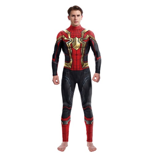 Spider-Man: Far From Home Jumpsuit Cosplay Costume - Full Bodysuit For Men & Kids (Multi-Color, Handmade) 10 thumbnail image