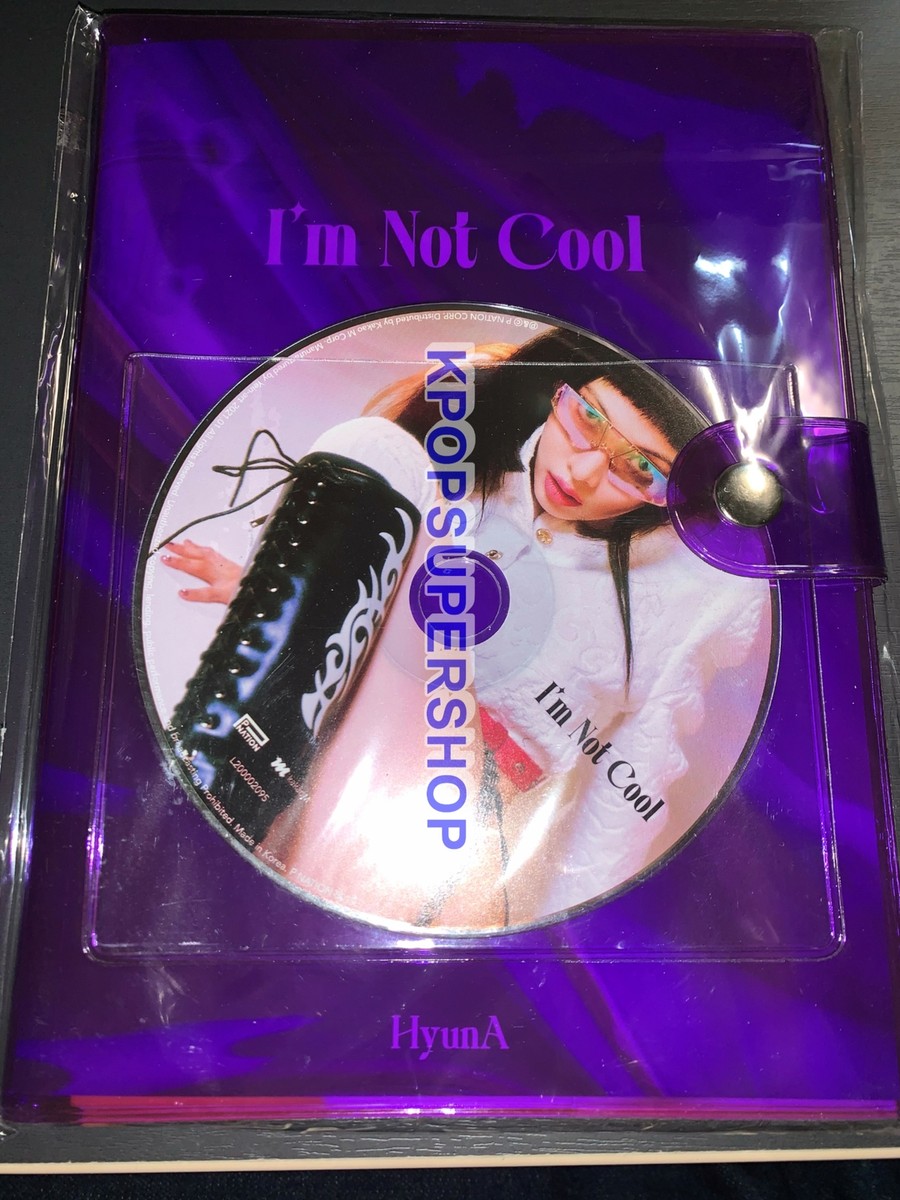 Hyuna 7th Mini Album I'm Not Cool CD Photobook Photocards Stickers