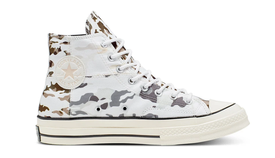 Converse Tous Stars Etg 165913C Chucks 70 Haut Blanc Camouflage Gr. 48 Neuf Ovp - Photo 2/4