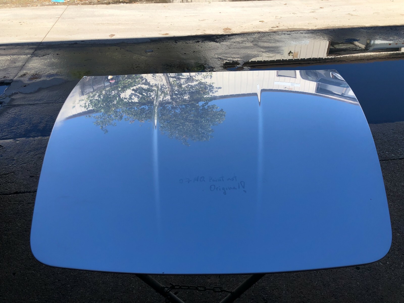 2007 Maserati Quattroporte M139 BONNET PANEL HOOD Silver OEM