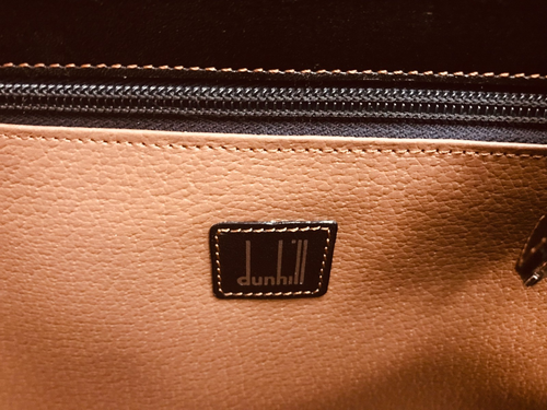 DUNHILL of LONDON "SIDECAR" Leather Briefcase / Lawyer Bag / Portfolio - Picture 15 of 24