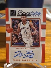 2017-18 Panini Donruss Signature Series Wade Baldwin IV #SS-WB