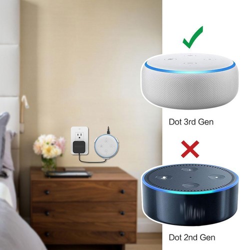 Wall Mount Holder For Echo Dot 3/4/5 Generation Smart Speakers. Home V4M8 J I8U5 - Afbeelding 2 van 15