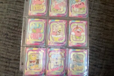 Kayou Spongebob Squarepants Complete Special Super Rare (SSR) Set Numbered 1-12.