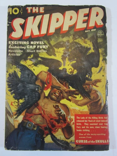 The Skipper v.2 #4, October, 1937 VG  Cap Fury aka The Skipper - Pulp Magazine