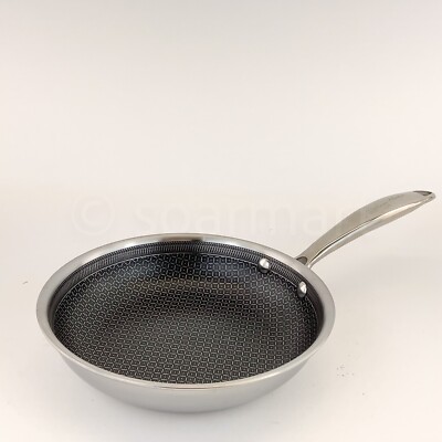 Lexi Home Tri-ply Stainless Steel Ceramic Coating NonStick 10