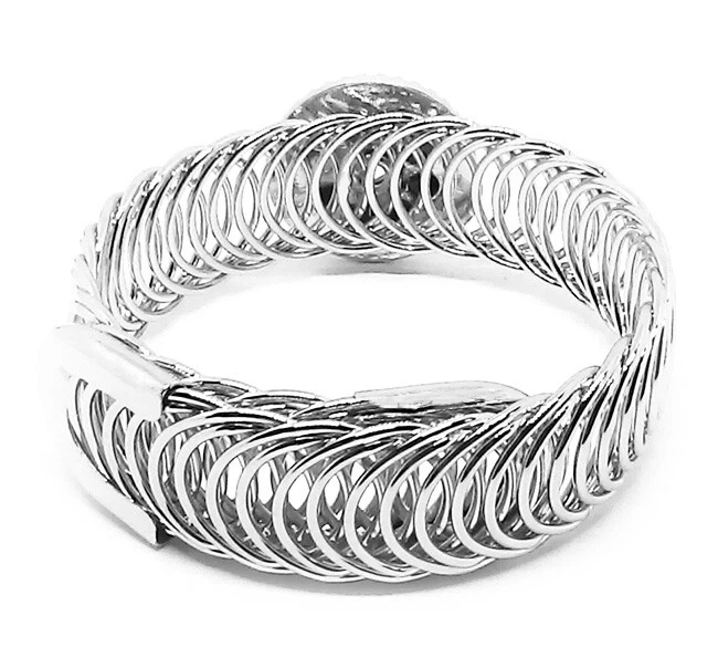 Clemson Tigers Mens Womens Silver Adjustable Wrap Bracelet Gift D11 - Image 4 of 4