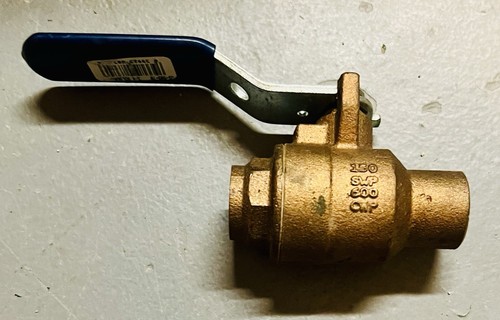 3/4 brass ball valve Sweat Connection Nibco
