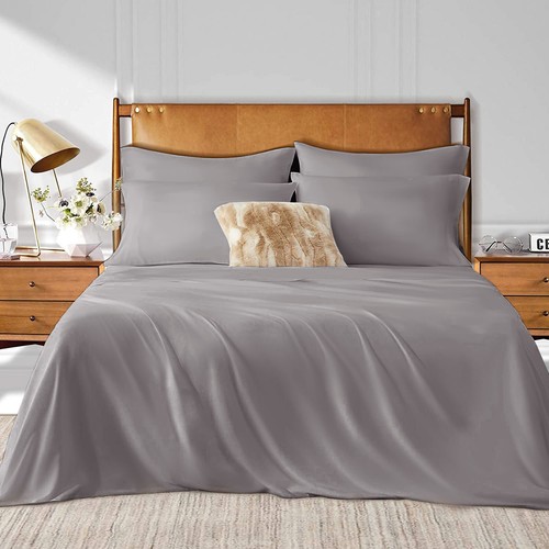 100% Egyptian Cotton Flat Sheet Bed Sheets 200TC Single Double King Super King - Picture 24 of 60