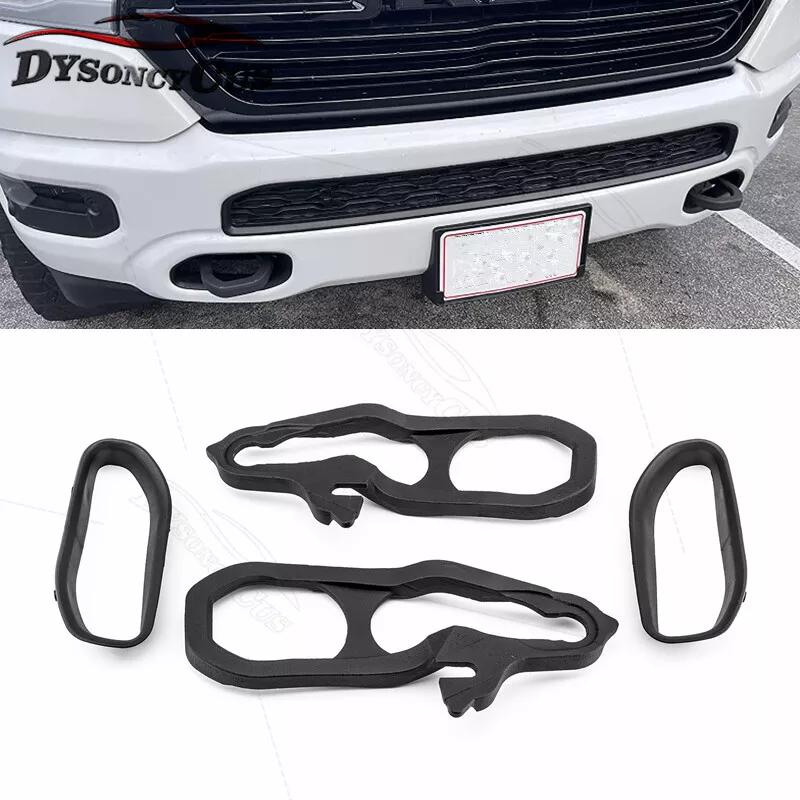 2PCS Front Tow Hooks Heavy Duty Fit For Dodge Ram 1500 DT 2019-2020 21 22  23 24