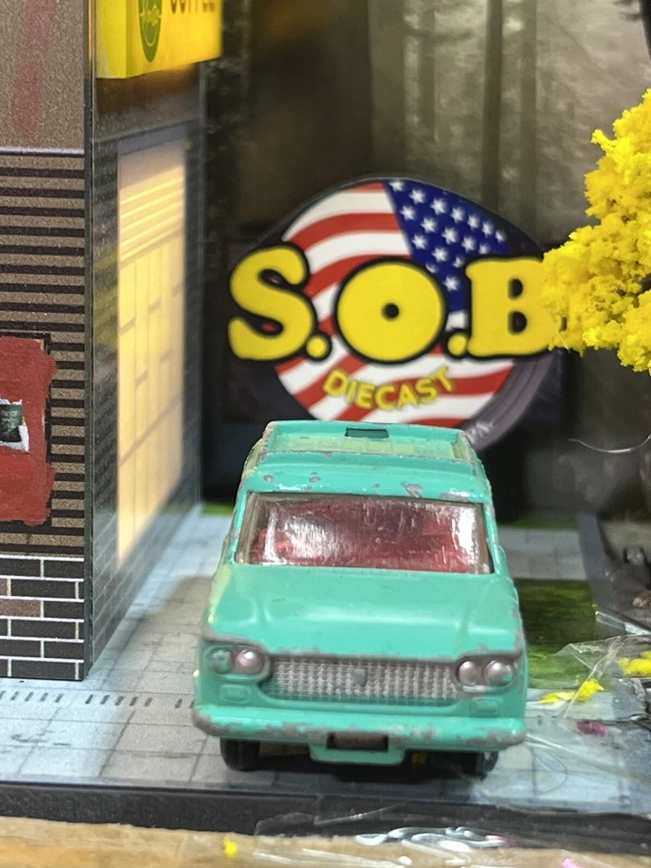 Lesney 20 世纪 60 年代 Fiat 1500 No 56 蓝色压铸 状况完好 无行李箱 — 第 2/4 张图片