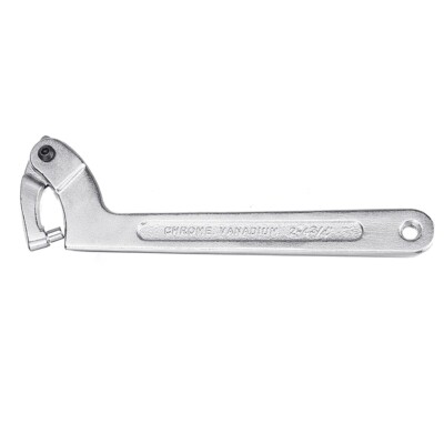 1Pcs Adjustable Motorcycle Spring Round C Shape Spanner 7'' Hook Wrench 3/4''-2''