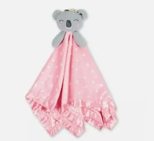 SOFT NEW Koala Bear Baby Security Blanket Lovey Girl XL 25x25 Gerber Just Born