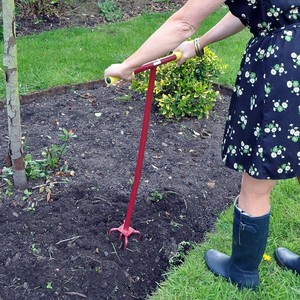 garden handled twist weeding claw cultivator tool tools kingfisher hand weeder pro gold handle