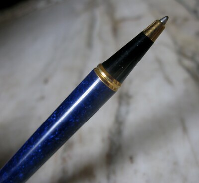 STYLO BILLE WATERMAN PATRICIAN Rare - Lapis Lazuli & Or 18 Carats - Occasion