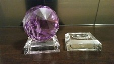 3 Large 1-1/2" Dimple Display Stands For Spheres, Balls, Beads, Orbs