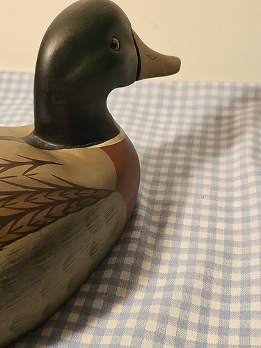 Colección The BOYDS 1980-85 Clásico Mallard Drake PATO de Madera Firmado J. Weaver - Imagen 18 de 23