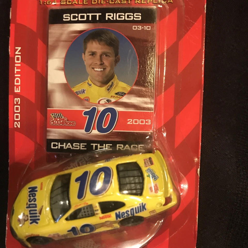 Scott Riggs Collector’s 系列赛车冠军 2003 Nascar 1: 64 压铸汽车 — 第 2/4 张图片