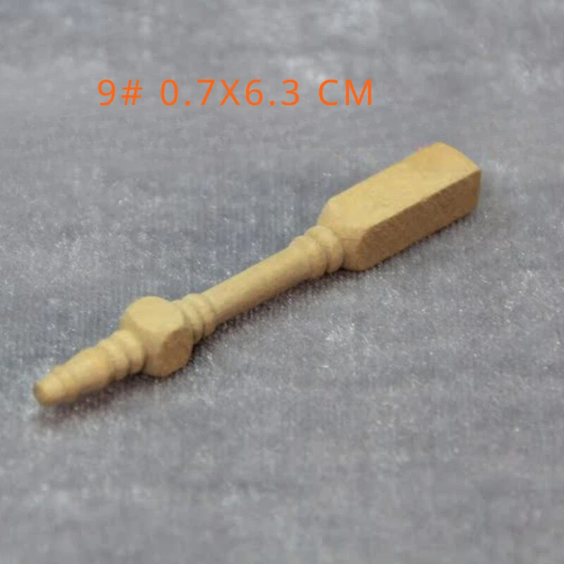 4PC 1:12 Scale Dolls House Miniatures Handmade Cabinet Table Legs Building Decor - Image 3 of 4