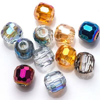 10Pcs 14mm Rectangle Glass Crystal Faceted Charms Loose Spacer Beads DIY Jewelry 10Pcs 14mm Rectangle Glass Crystal Faceted Charms Loose Spacer Beads DIY Jewelry