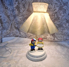 Vintage Raggedy Ann  Andy Ceramic Lamp  Atlantic Studios  18"  FREE SHIP 