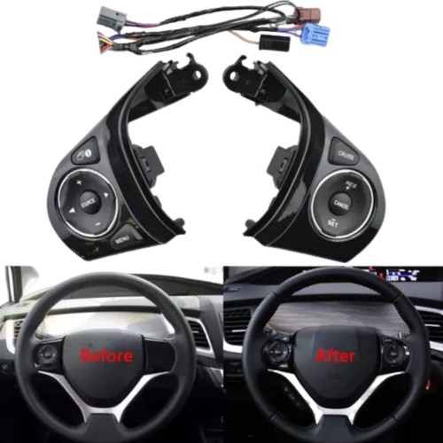 1PC Multifunction Steering Wheel Control Switch For 2012-2014 2015 Honda Civic - Picture 5 of 6