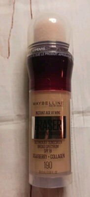 Maybelline Instant Age Rewind Eraser Treat. Makeup .68oz. New; 190 Nude