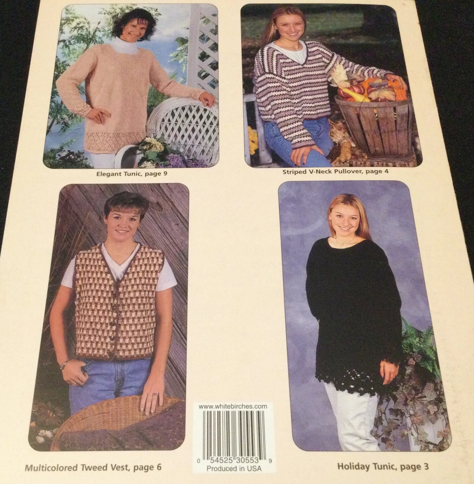Crochet Chenille Sweaters by Melissa Leapman - White Birches 101153 - Image 4 of 4