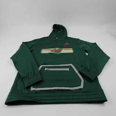 Minnesota Wild adidas Aeroready Sweatshirt Men's Dark Green New