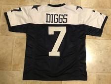 UNSIGNED CUSTOM Stitched Trevon Diggs Thanksg...