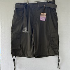 NWT Black Canyon Outfitters Olive Belted Cargo Shorts Men's Size 40 x 13